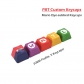 Mario / Pac-man  ESC Replacement Keycaps OEM Profile PBT dye sublimation Supplement keycap set for Mechanical Gaming Keyboard